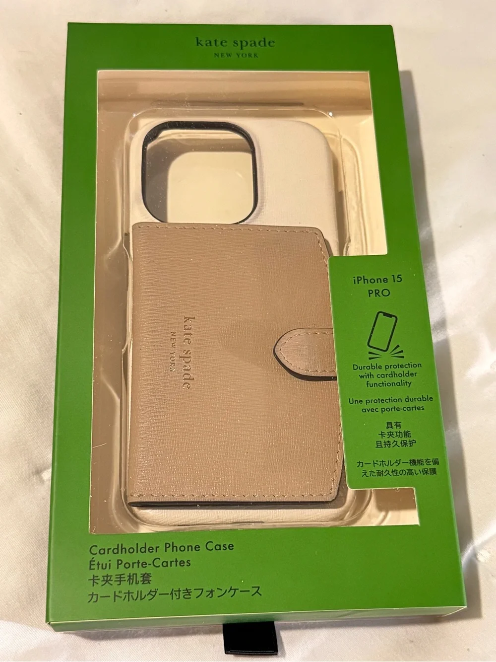 Kate Spade New York Morgan Colorblocked Cardholder Wallet Case iPhone 15 Pro